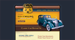 Desktop Screenshot of classiccarmotoroil.com